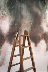 8584 Brown Green Distressed Text  ST