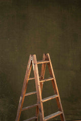 9498 Olive Green Distressed Text M