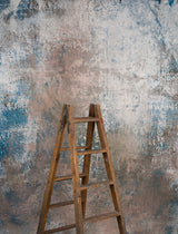 Beige Blue Hand Painted Backdrop Strong Text M Size 15469
