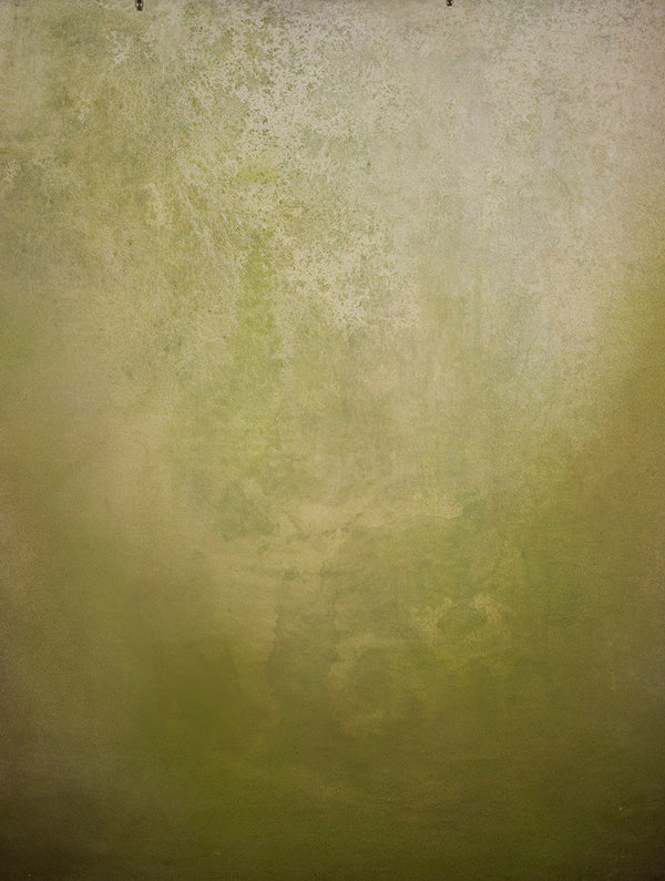 Beige Green Hand Painted Backdrop Mid Text M Size 15429
