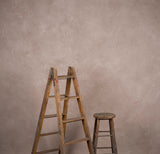 Beige Hand Painted Backdrop Mid Text L+ Size 1449