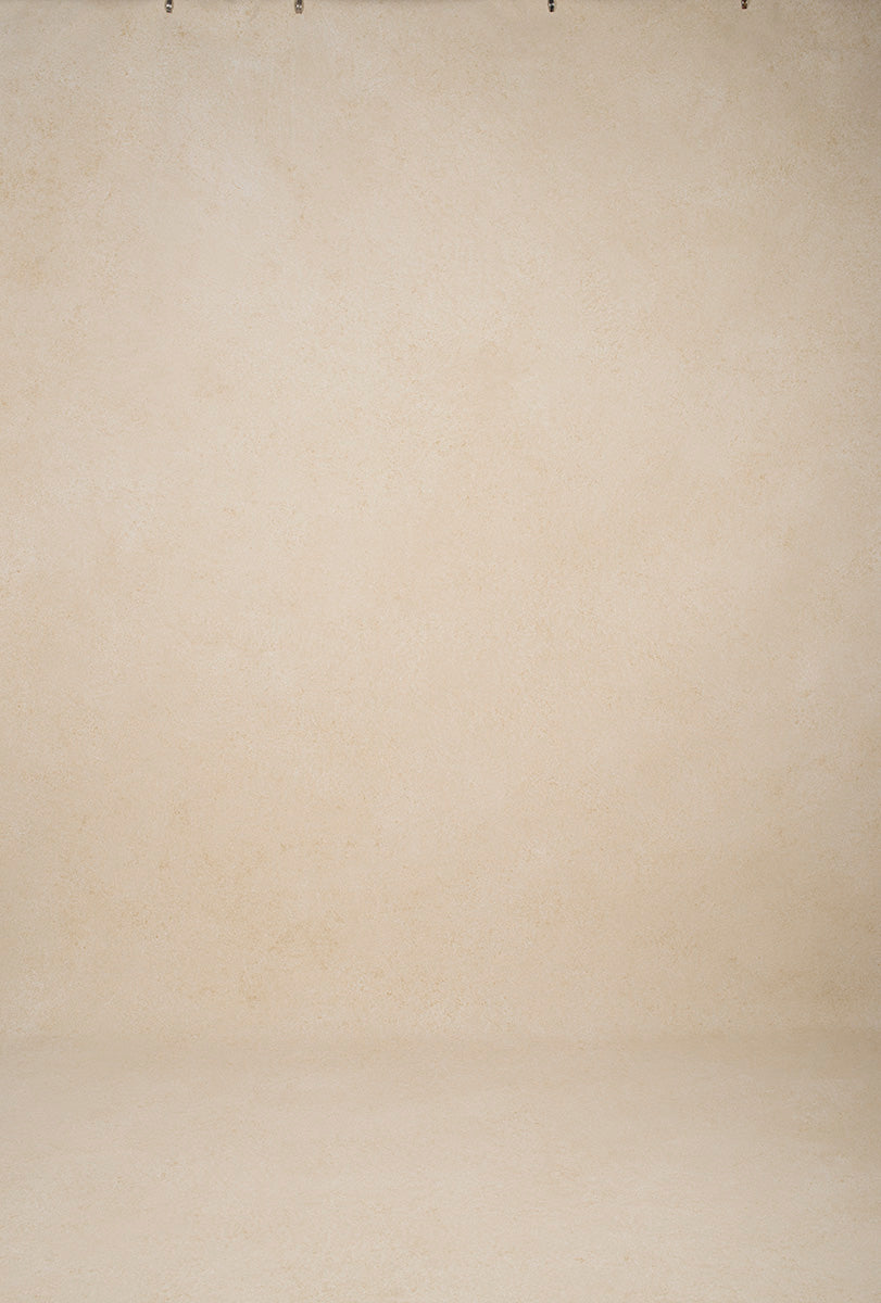 Beige Hand Painted Backdrop Mid Text XXL Size 1362
