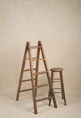 Beige Hand Painted Backdrop Mid Text XXL Size 1362