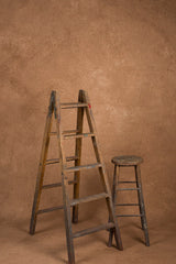 Beige Hand Painted Backdrop Mid Text XXL Size 1373