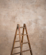 Beige Hand Painted Backdrop Mid Text L Size 15556