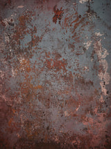 Blue Brown Hand Painted Backdrop Strong Text M Size 15420