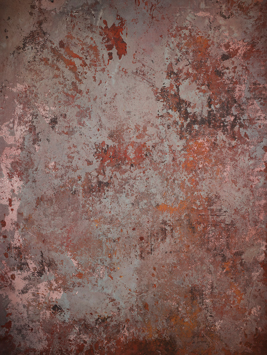 Blue Brown Hand Painted Backdrop Strong Text M Size 15425