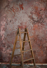 Blue Brown Hand Painted Backdrop Strong Text M Size 15425