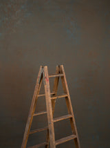 Blue Brown Hand Painted Backdrop Mid Text M Size 15560