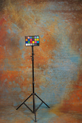 Blue Orange Hand Painted Backdrop Strong Text XL Size 1380