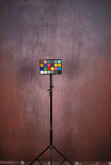 Brown Blue Hand Painted Backdrop Mid Text M Size 15411