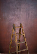 Brown Blue Hand Painted Backdrop Mid Text M Size 15411