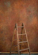Brown Blue Hand Painted Backdrop Mid Text M Size 15414