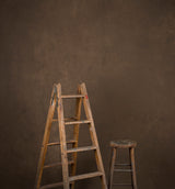 Brown Hand Painted Backdrop Mid Text L+ Size 1438 L+