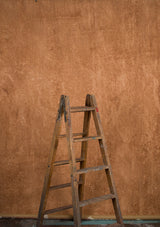 Brown Hand Painted Backdrop Mid Text L Size 15395