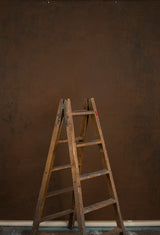 Brown Hand Painted Backdrop Mid Text M Size 15468