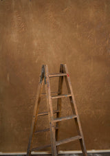 Brown Hand Painted Backdrop Mid Text M Size 15474