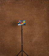 Brown Hand Painted Backdrop Mid Text L+ Size 1402