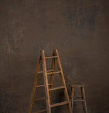 Brown Hand Painted Backdrop Mid Text L+ Size 1403
