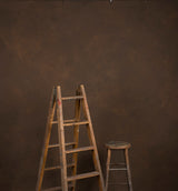 Brown Hand Painted Backdrop Mid Text L+ Size 1408