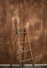 Brown Hand Painted Backdrop Strong Text M Size 15459