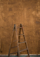 Brown Hand Painted Backdrop Strong Text M Size 15467