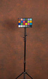 Brown Hand Painted Backdrop Mid Text XS Size 15581