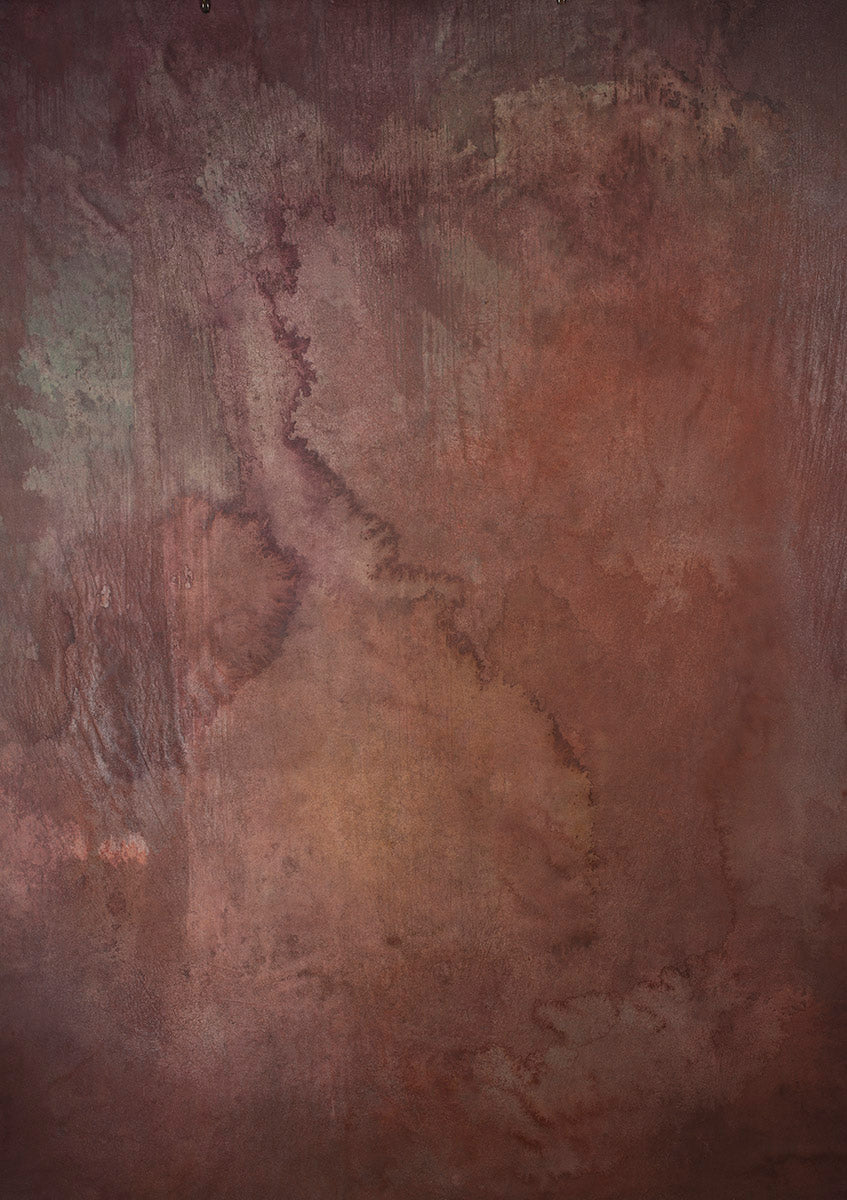 Brown Purple Hand Painted Backdrop Mid Text M Size 15417