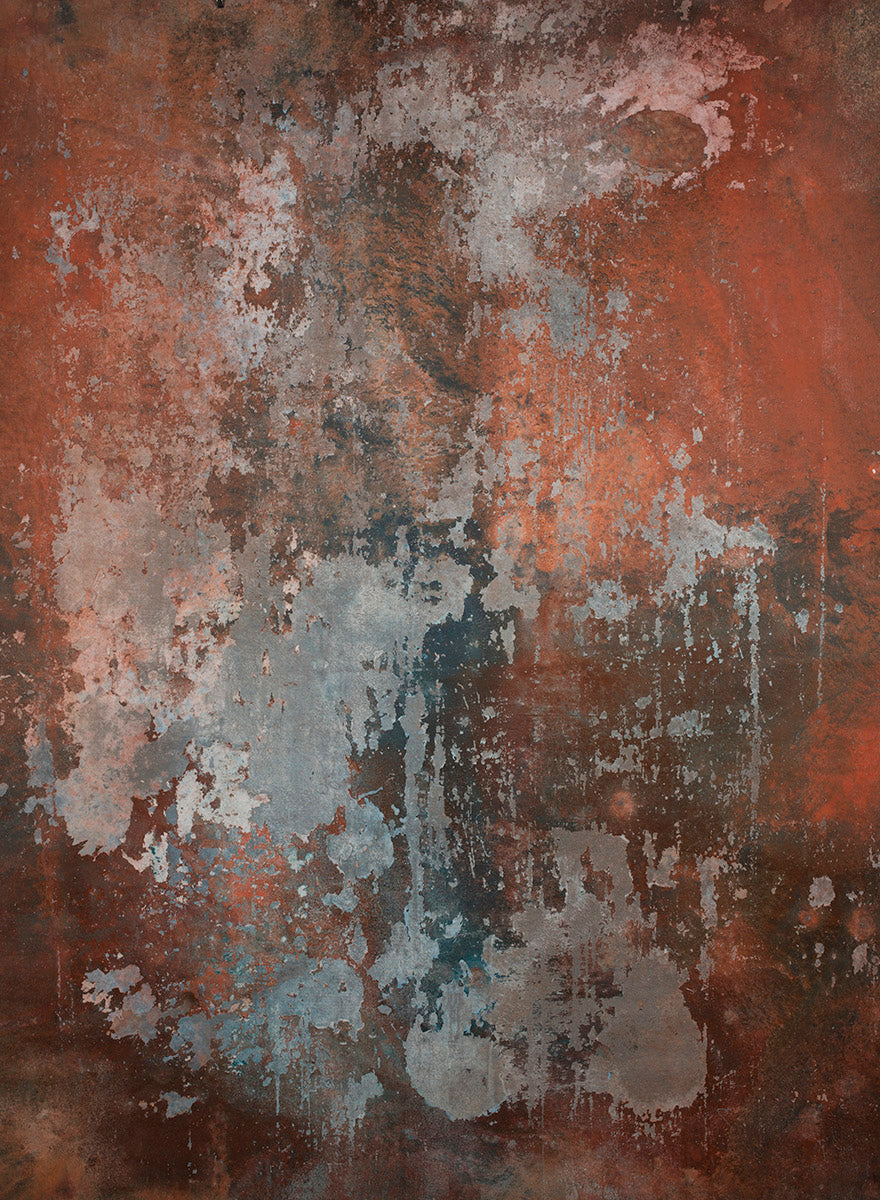 Cold Grey Brown Hand Painted Backdrop Strong Text M Size 15419