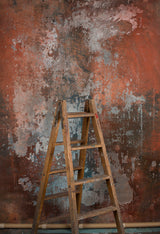 Cold Grey Brown Hand Painted Backdrop Strong Text M Size 15419