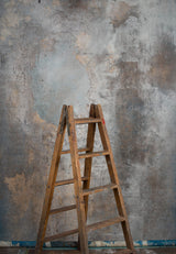 Cold Grey Brown Hand Painted Backdrop Strong Text M Size 15453