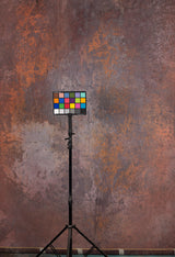 Cold Grey Orange Hand Painted Backdrop Strong Text M Size 15410
