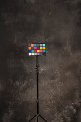 Dark Grey Hand Painted Backdrop Mid Text ST Size 15513