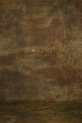 Green Brown Hand Painted Backdrop Mid Text XXL Size 1378