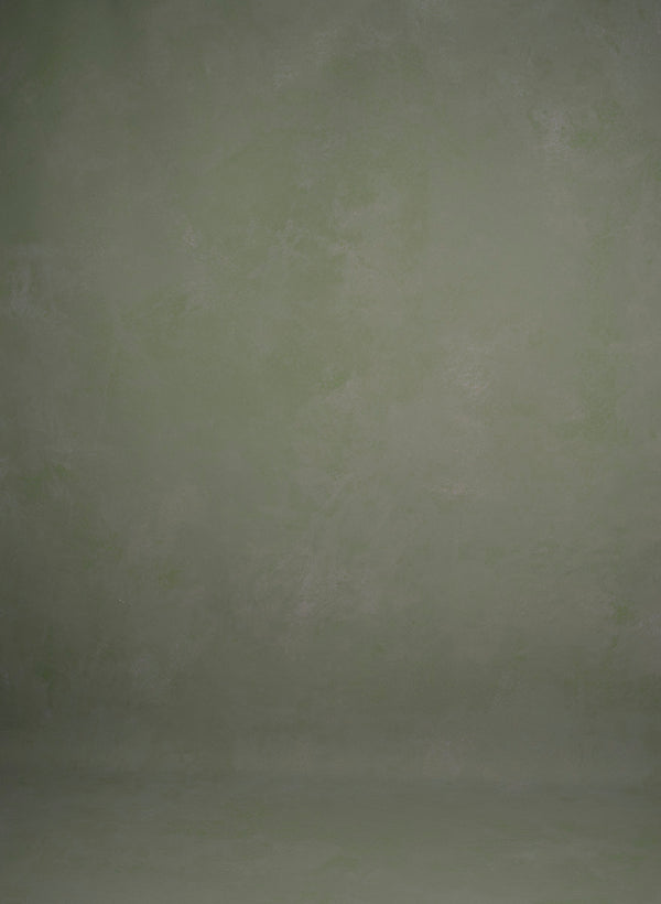 Green Hand Painted Backdrop Low Text XL Size 1433