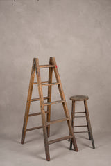 Grey Beige Hand Painted Backdrop Low Text XL Size 1381