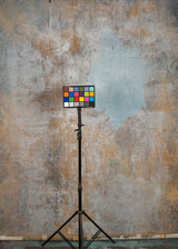 Grey Brown Hand Painted Backdrop Strong Text M Size 15460