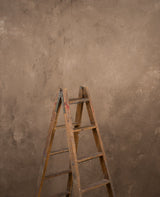 Grey Brown Hand Painted Backdrop Mid Text L Size 15553