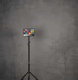Grey Hand Painted Backdrop Mid Text L+ Size 1445