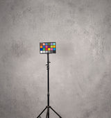 Grey Hand Painted Backdrop Mid Text L+ Size 1451