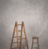 Grey Hand Painted Backdrop Mid Text L+ Size 1451