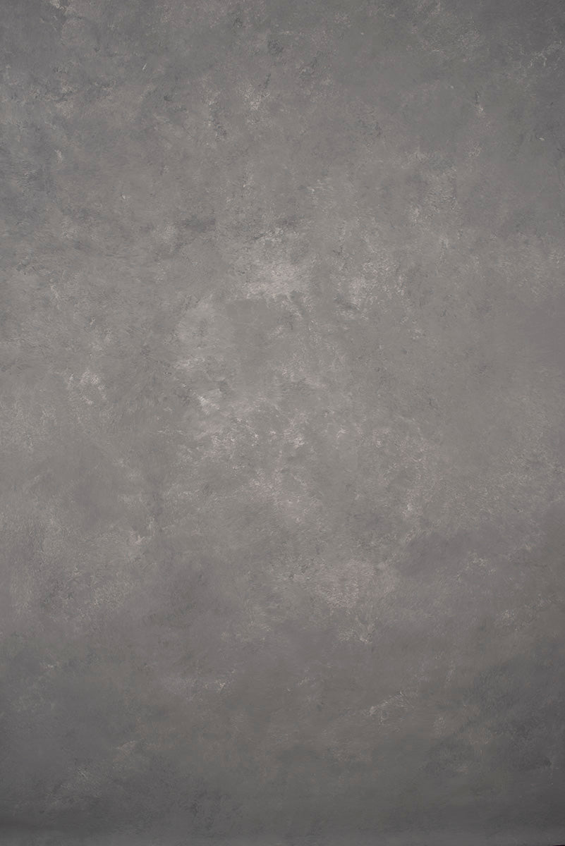 Grey Hand Painted Backdrop Mid Text ST Size 15510