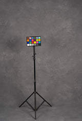 Grey Hand Painted Backdrop Mid Text XL Size 1386