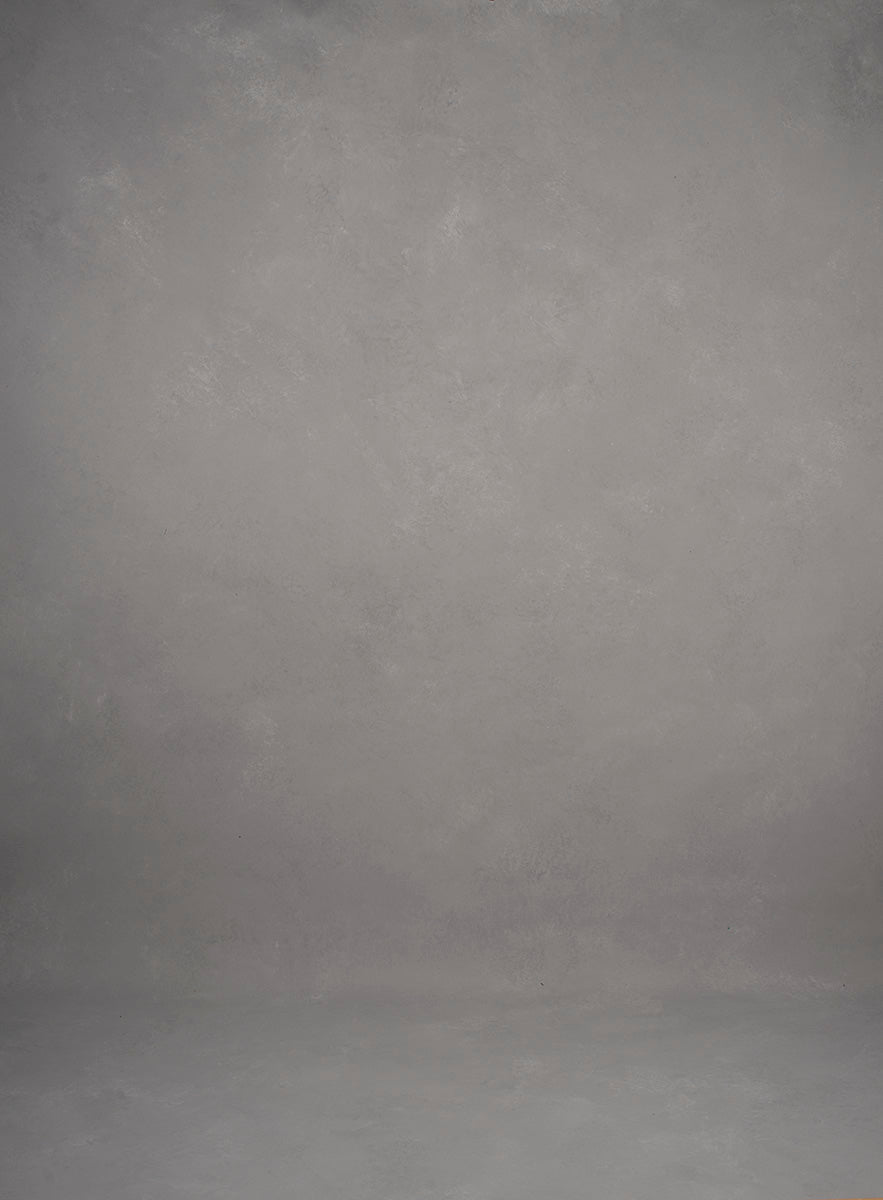 Grey Hand Painted Backdrop Mid Text XL Size 1435