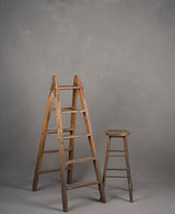 Grey Hand Painted Backdrop Mid Text XL Size 1435