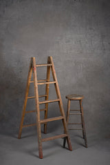 Grey Hand Painted Backdrop Mid Text XXL Size 1367