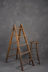 Grey Hand Painted Backdrop Mid Text XXL Size 1375