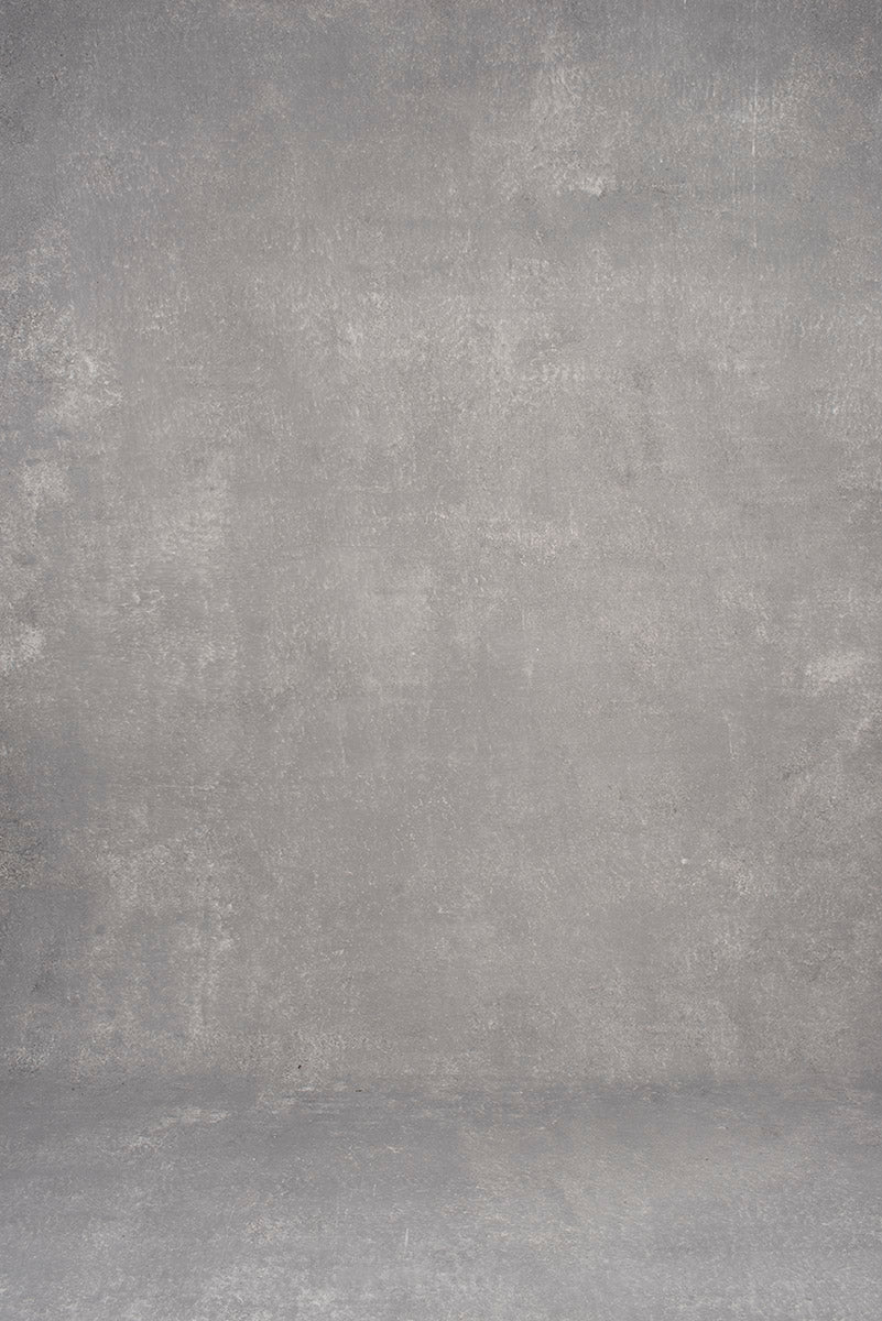 Grey Hand Painted Backdrop Mid Text XXL Size 1379