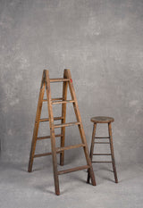 Grey Hand Painted Backdrop Mid Text XXL Size 1379