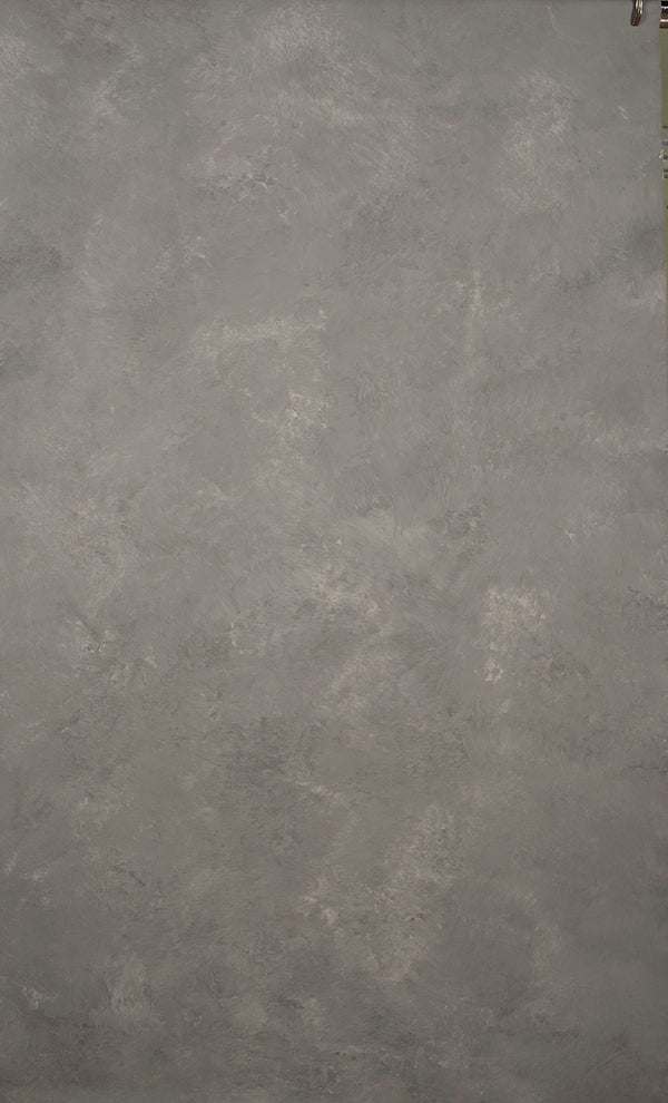 Grey Hand Painted Backdrop Mid Text XS Size 15586